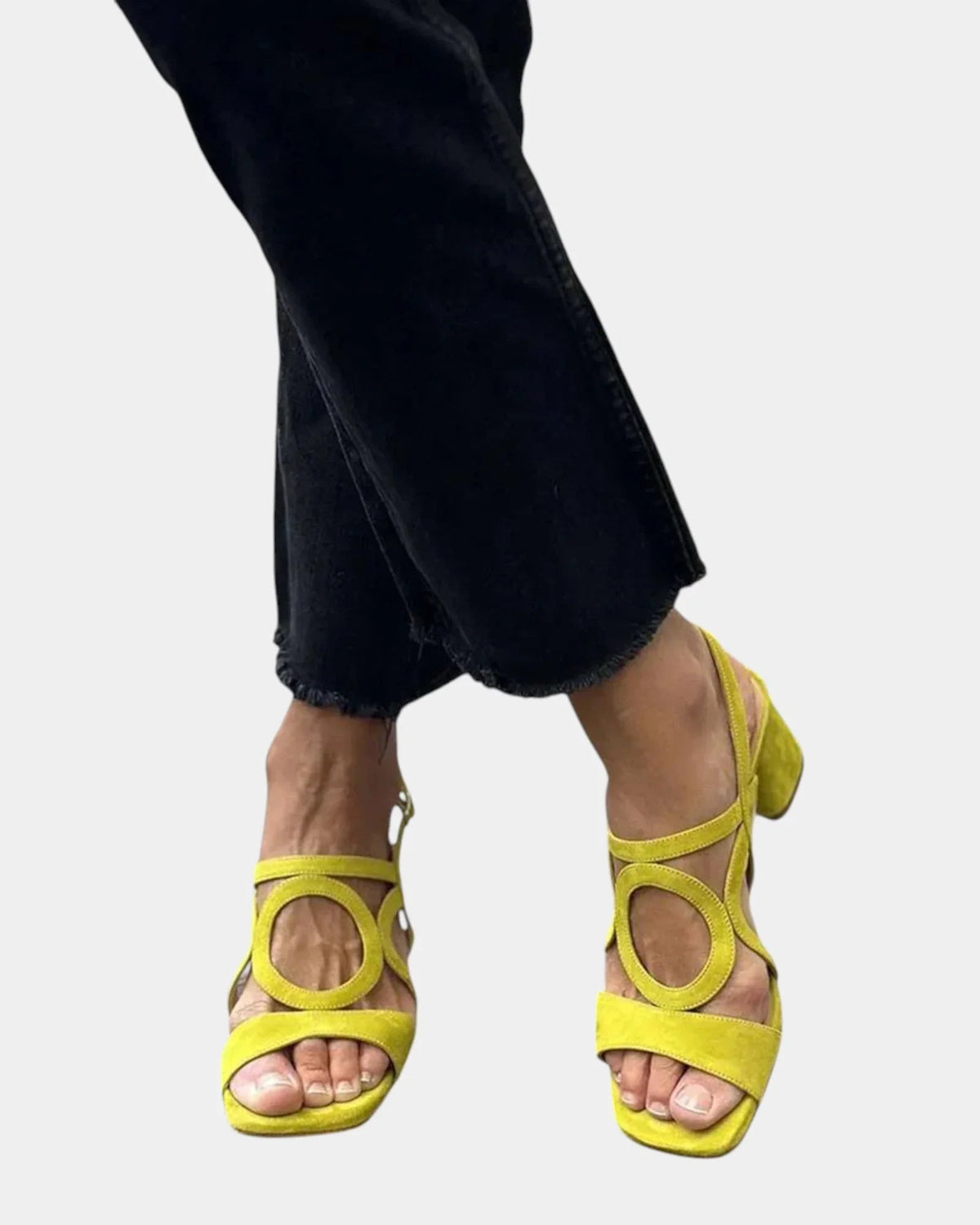 Guillelmine | Square-Toe Sandals with Rounded Cut