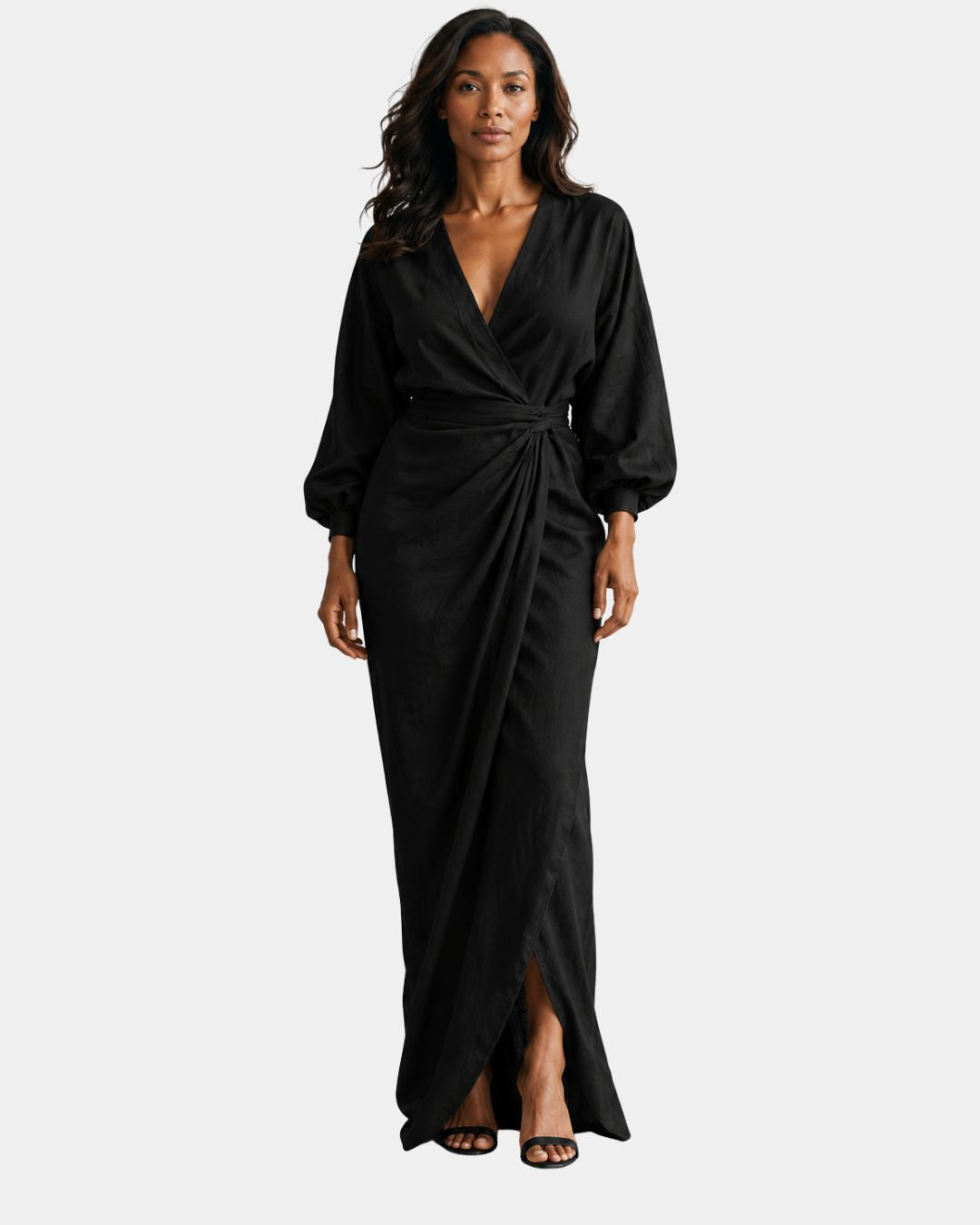 Sidonie | Pink Minimalist Maxi Dress