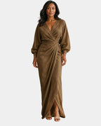 Sidonie | Pink Minimalist Maxi Dress