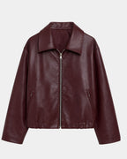 Rosélinea | Classic Faux Leather Jacket