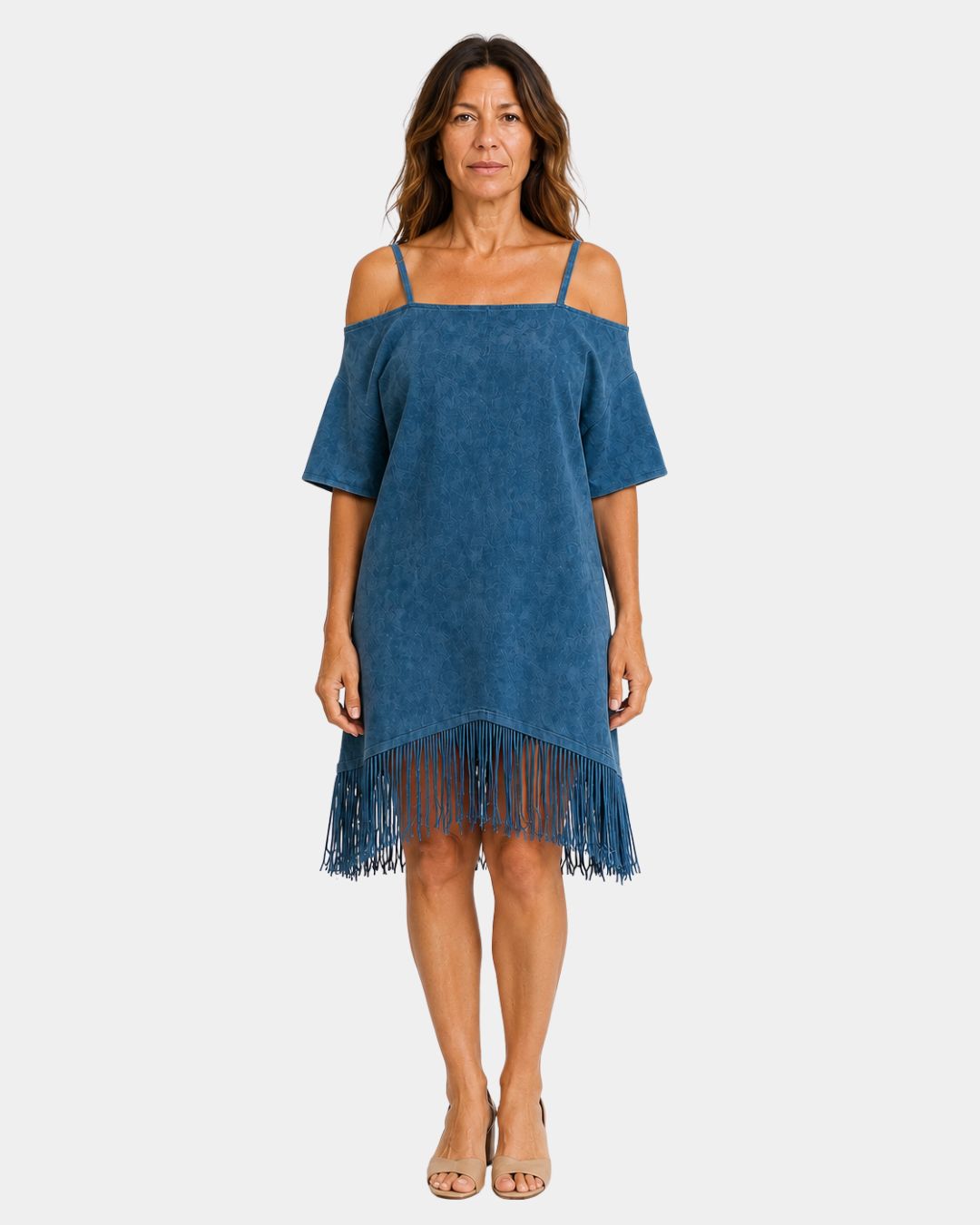 Héloïsette | Strap Dress with Fringes