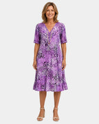 Adèle | Dress with V-neckline