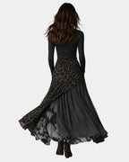 NKEM | Long Leopard Print Dress