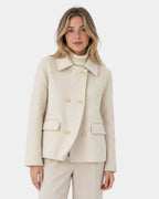 Mélisya | Elegant Coat with Collar