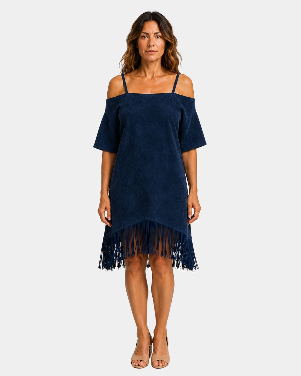 Héloïsette | Strap Dress with Fringes