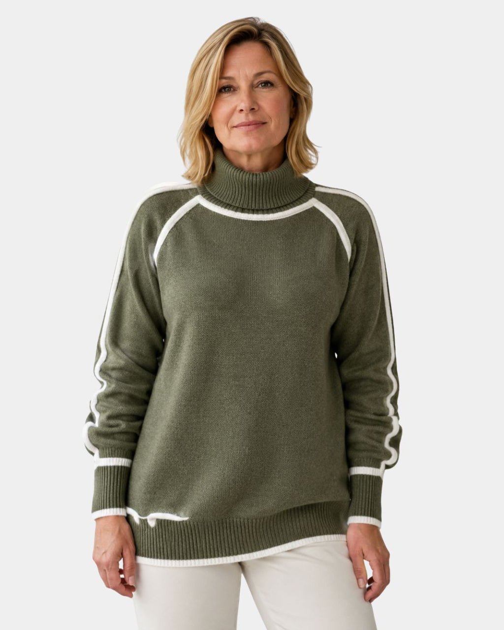 Kaylee | Elegant High Neck Sweater