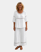 Good | Fresh set with matching blouse and pants