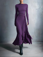 Renee | Draped Maxi Dress