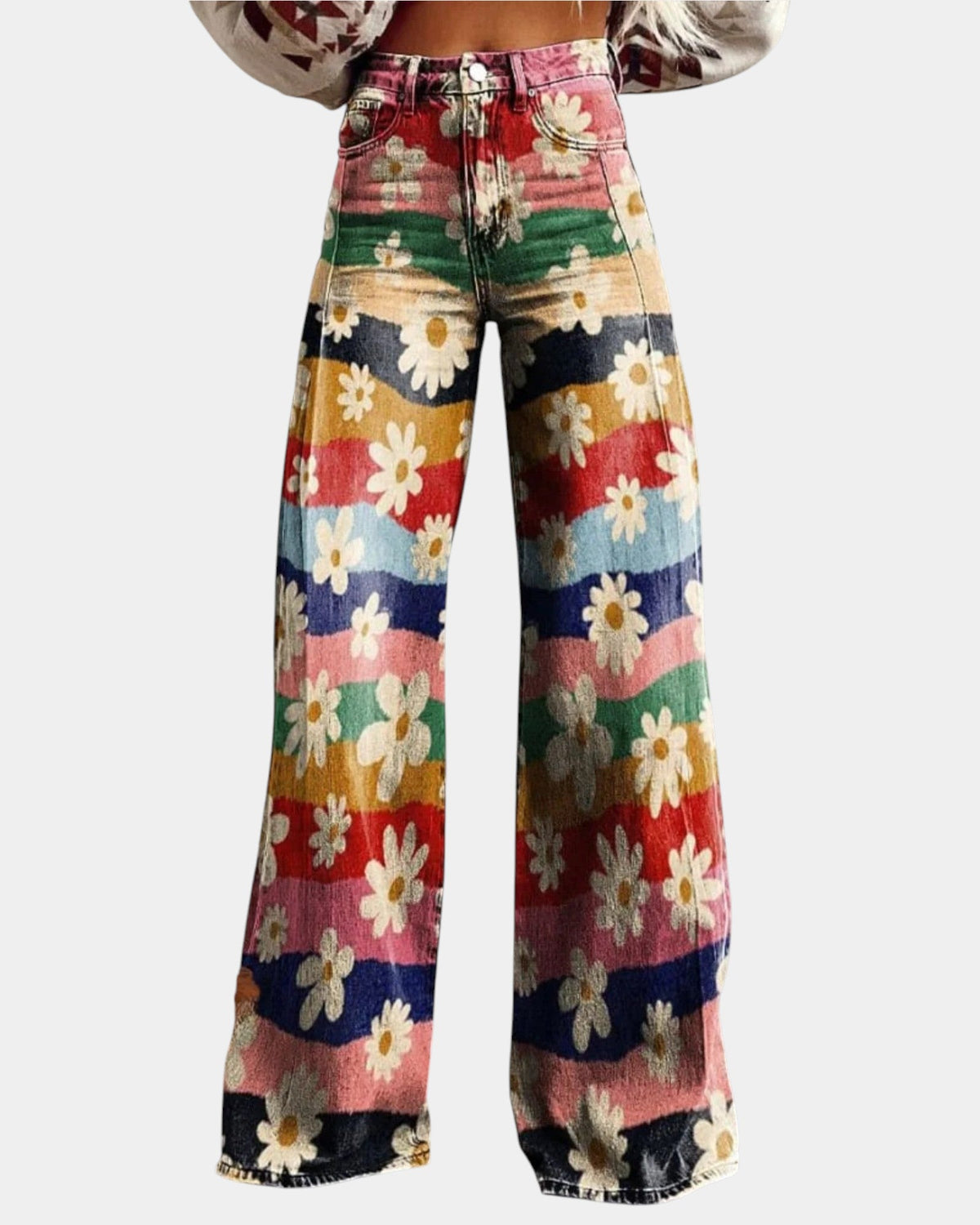 Violette | Elegant Floral Pants