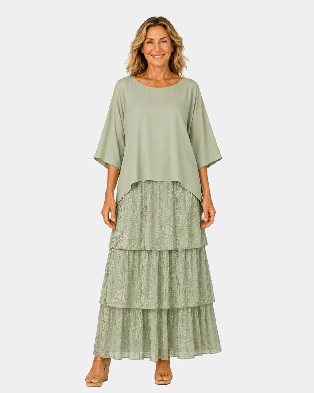 Agnès | Elegant Fluid Maxi Dress