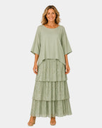 Agnès | Elegant Fluid Maxi Dress