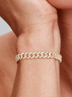 Adele | Cuban Bracelet in Moissanite