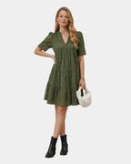 Garance | Embroidered Mini Dress