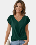 Patricia | V-Neck Top with Tummy Control