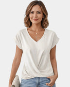 Patricia | V-Neck Top with Tummy Control