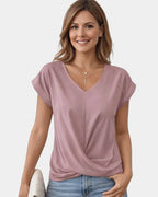Patricia | V-Neck Top with Tummy Control