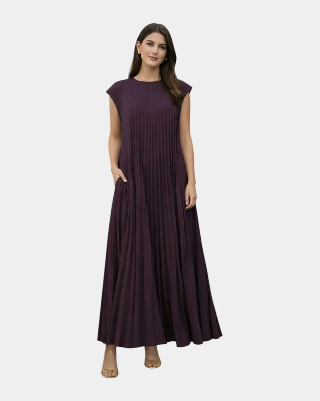 Marianne | Pleated Midi Dress