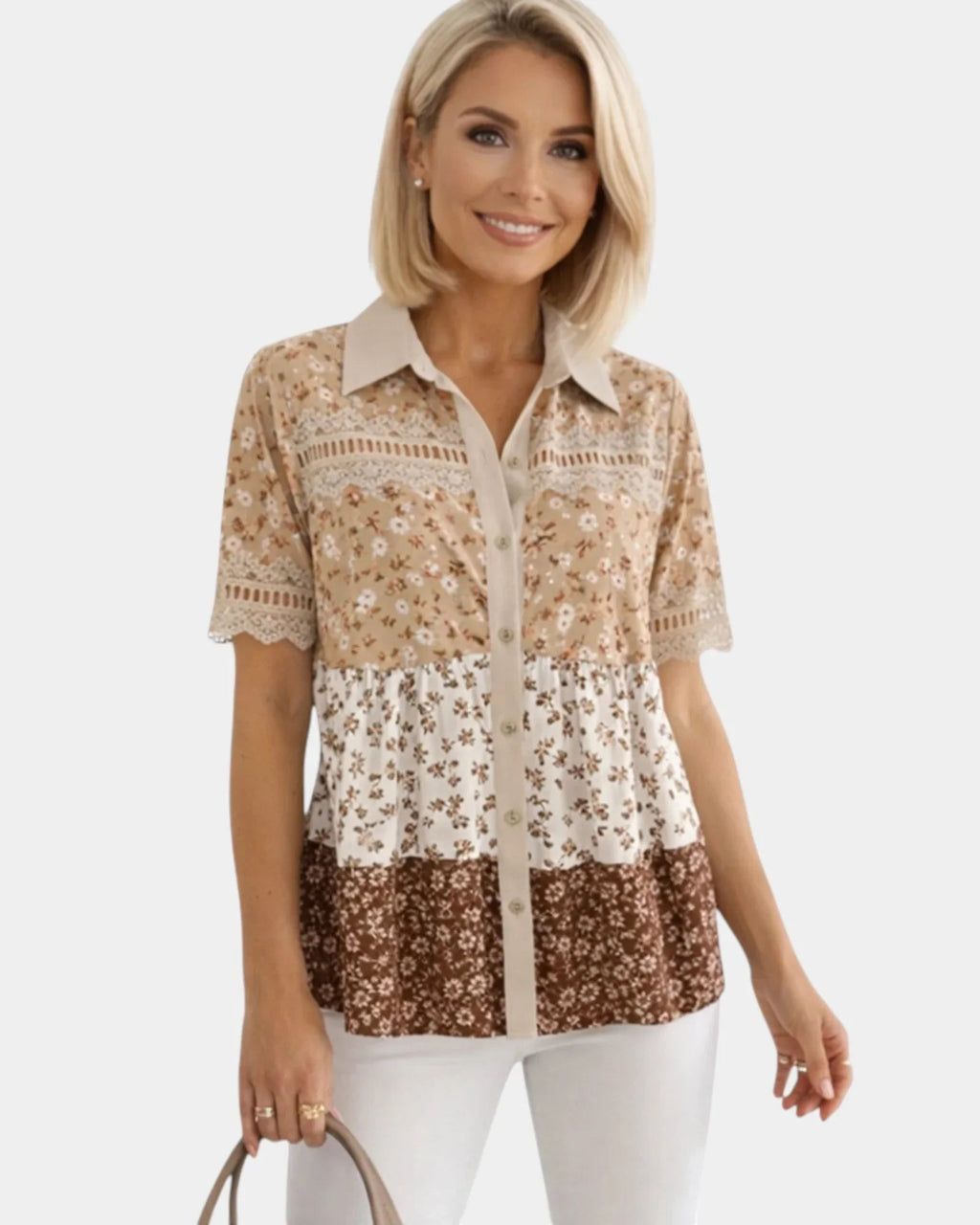 Évania | Floral Blouse