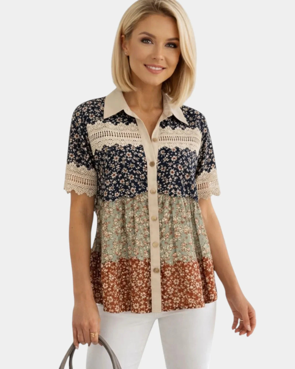 Évania | Floral Blouse