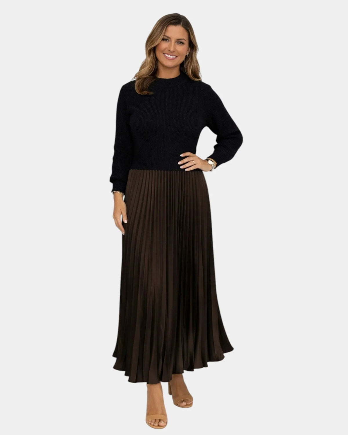 Beatrice | Blouse Effect Dress