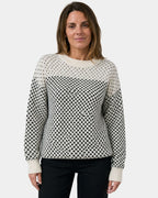 Rachael | Color Block Crew Neck Sweater