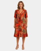 Adèle | Dress with V-neckline