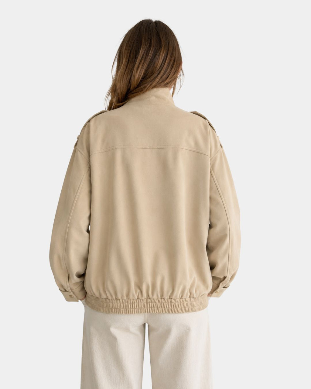 Juléane | Elegant bomber jacket with high collar