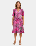 Adèle | Dress with V-neckline