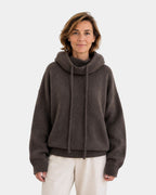Marie | Cozy Sweater with High Collar and Hood