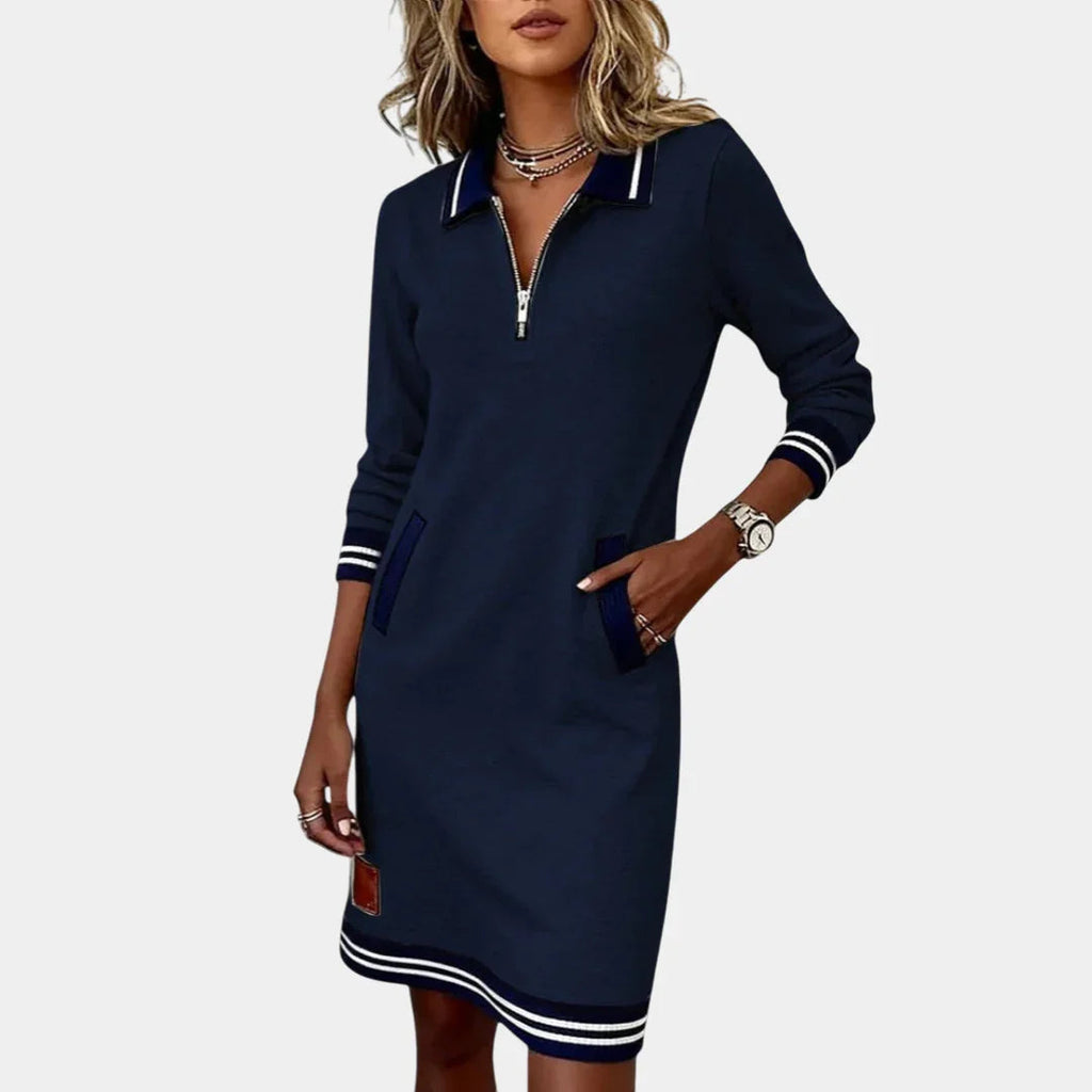 Sophie | Elegant Long Cotton Dress
