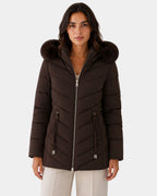 Anéline | Elegant Quilted Puffer Coat