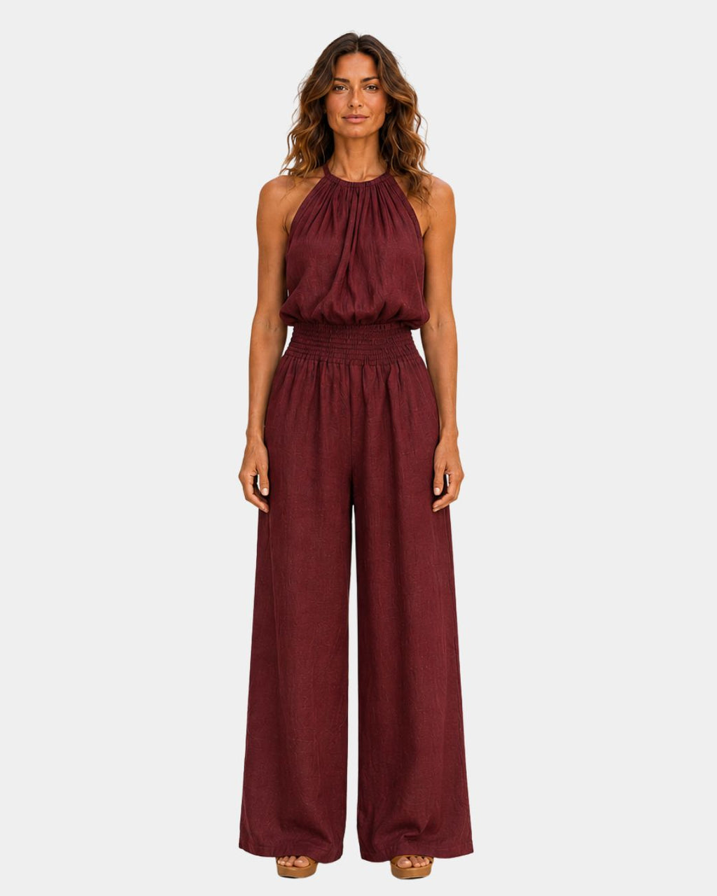 Ghisleine | Elegant Jumpsuit with Halter Neck