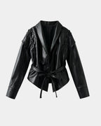 Jolysse | Wrap Coat in Faux Leather
