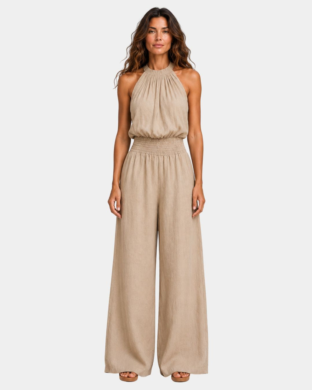 Audenette | Elegant Halter Neck Jumpsuit