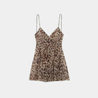Noémie | Sleeveless Leopard Dress