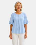 Hadelinde | Elegant Button-Up Blouse