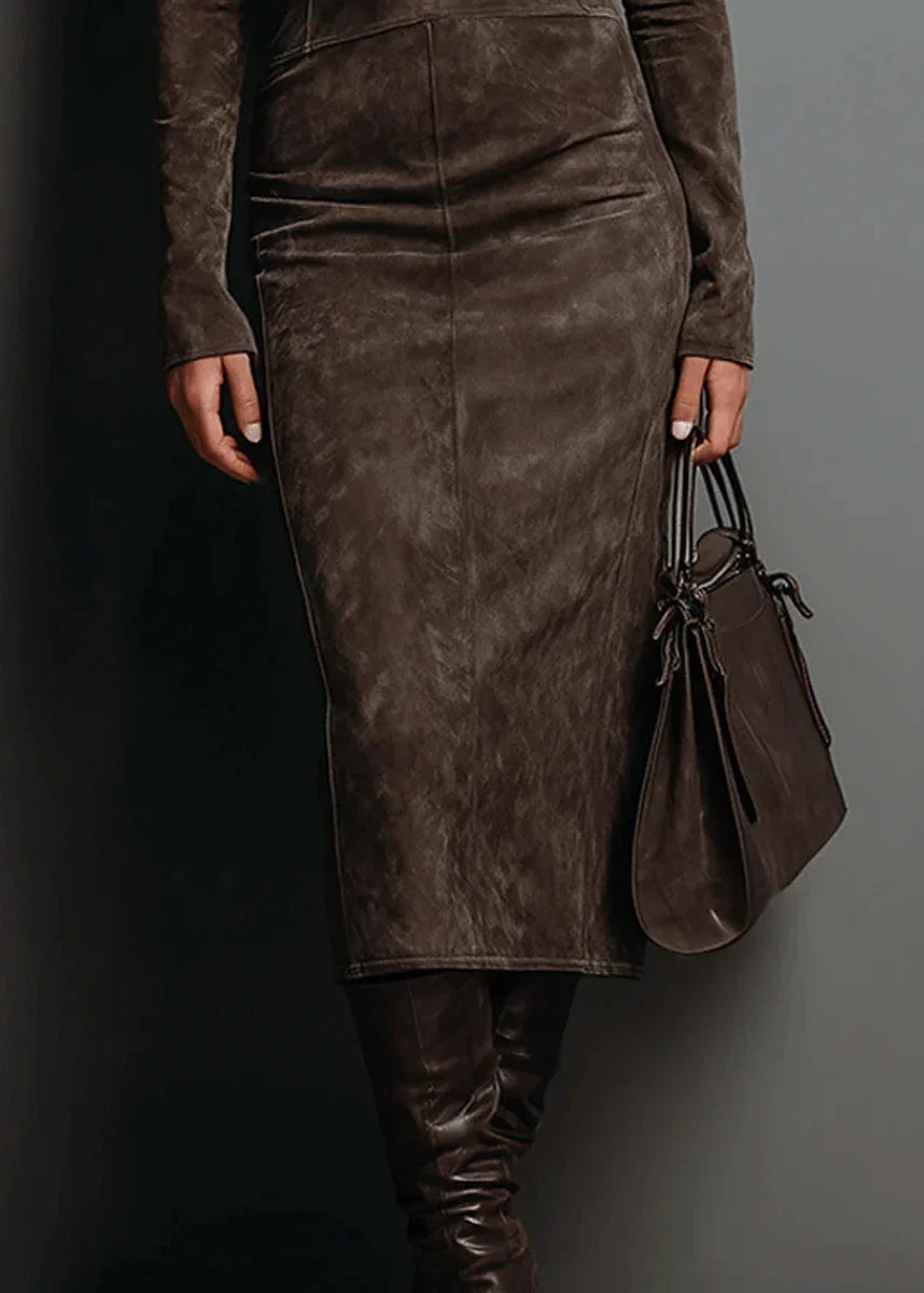 Sara | Midi Velvet Dress