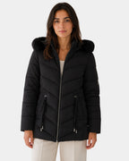 Anéline | Elegant Quilted Puffer Coat