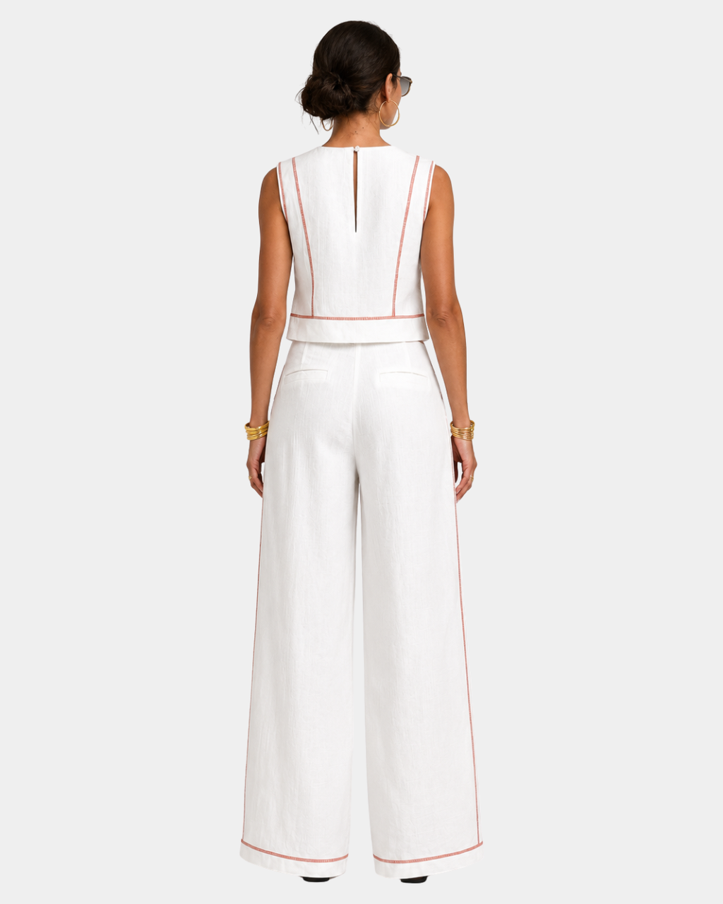 Aymone | Modern Design Pants and Blouse Set