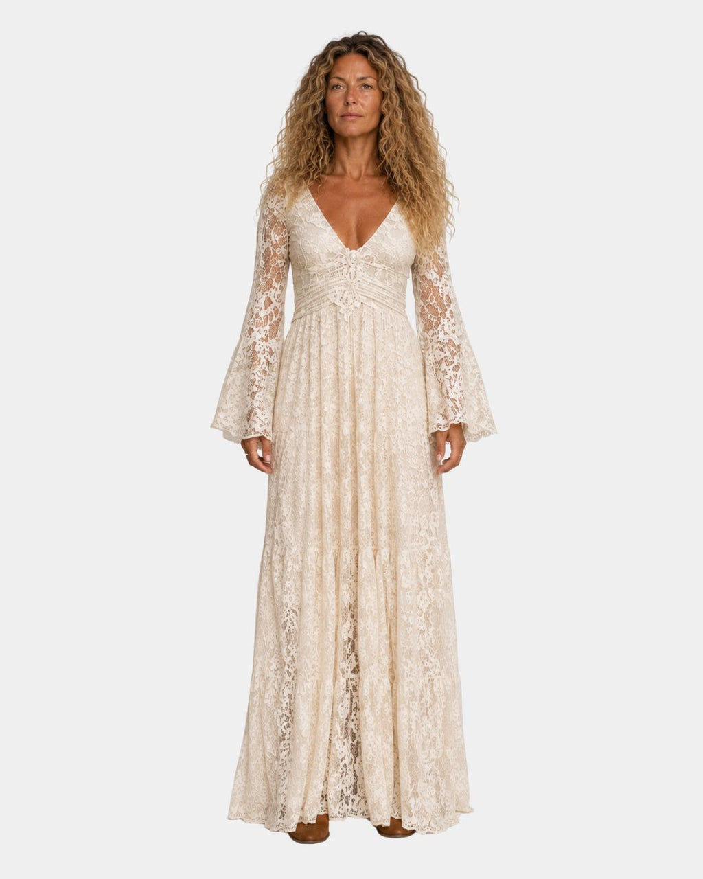 Annoncelle | Vintage Mermaid Cut Long Dress