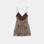 Noémie | Sleeveless Leopard Dress