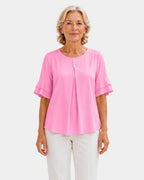 Hadelinde | Elegant Button-Up Blouse