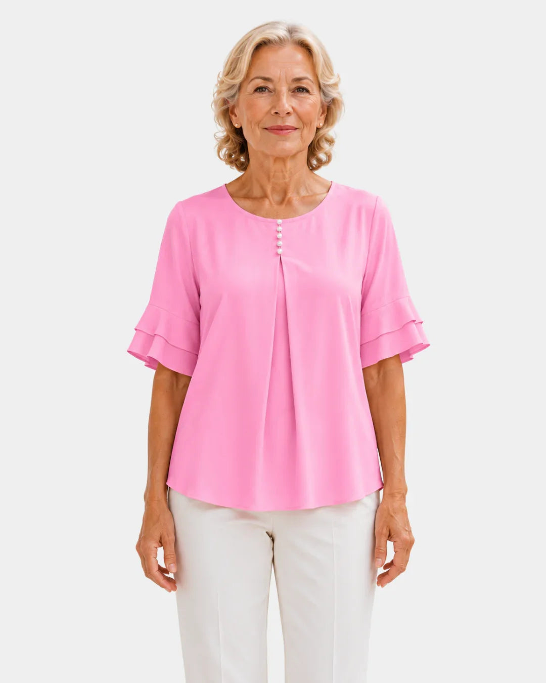 Hadelinde | Elegant Button-Up Blouse