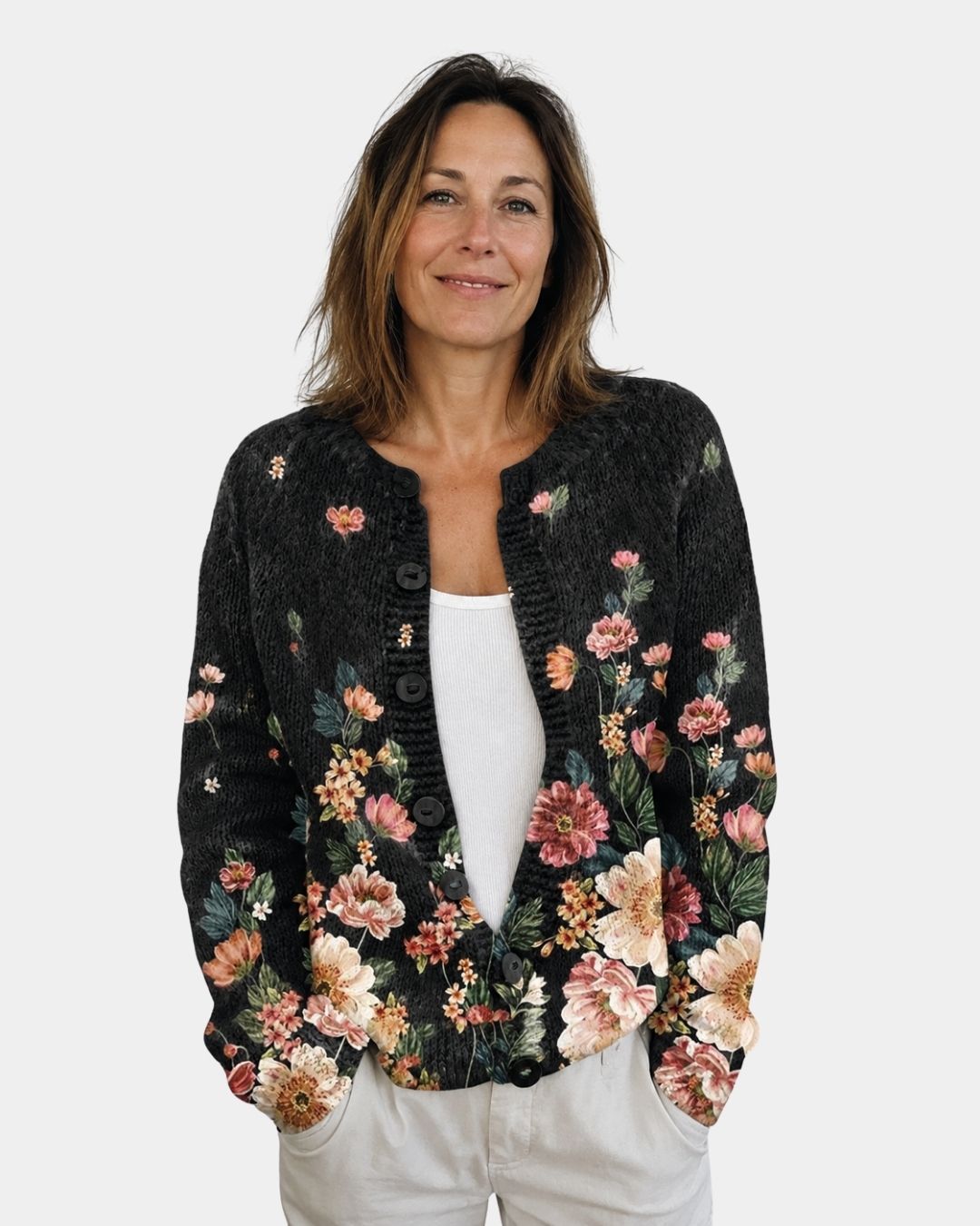Kivara | Floral Vintage Cardigan