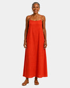 Desideria | Long Dress with Thin Straps