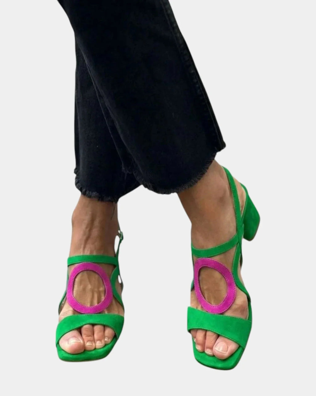 Guillelmine | Square-Toe Sandals with Rounded Cut