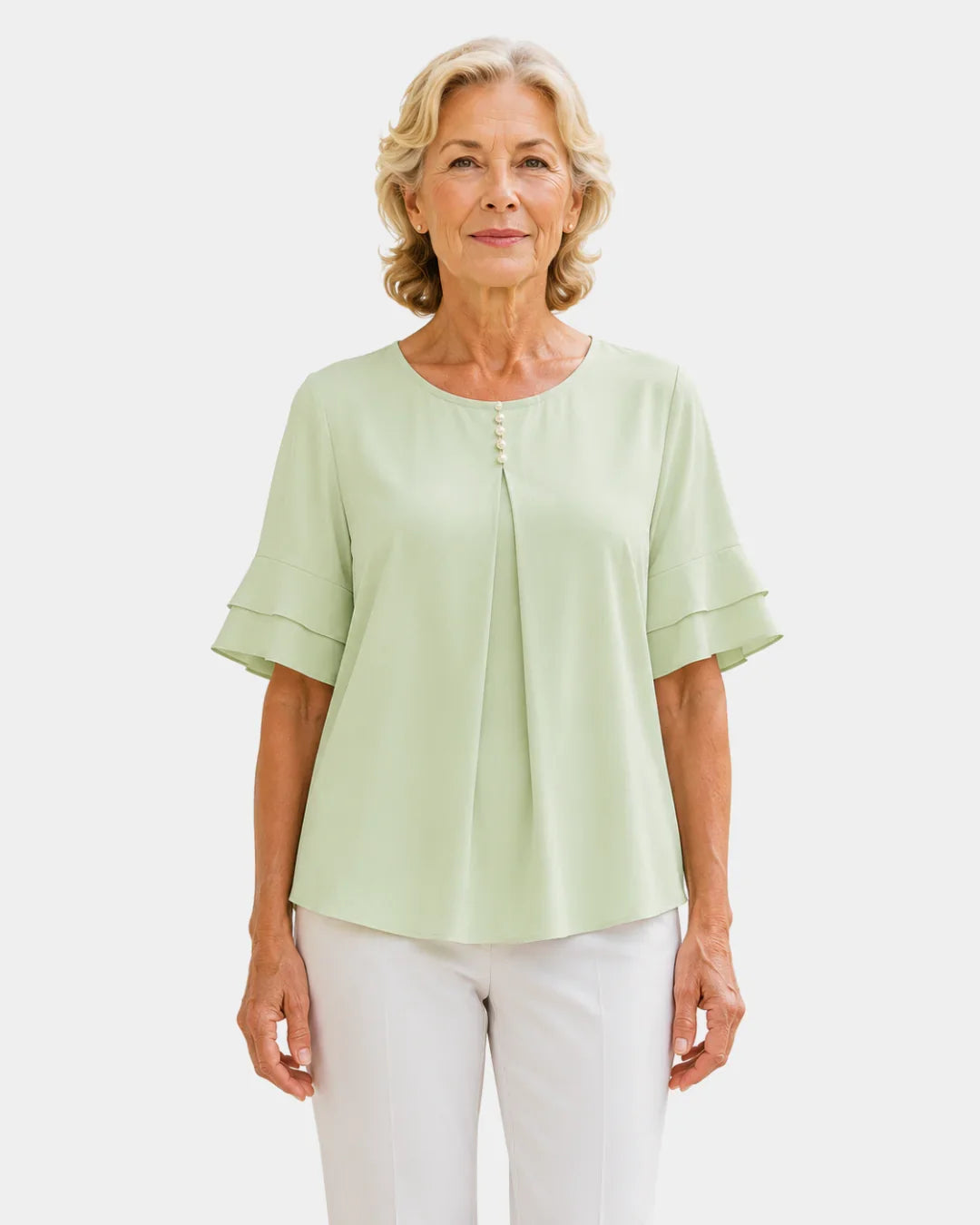 Hadelinde | Elegant Button-Up Blouse