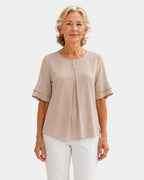Hadelinde | Elegant Button-Up Blouse