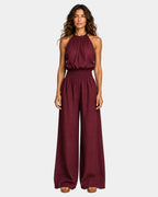Audenette | Elegant Halter Neck Jumpsuit