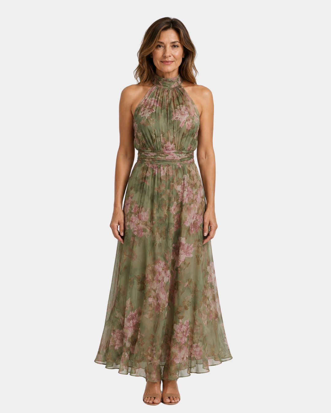 Maïa | Elegant Long Floral Dress
